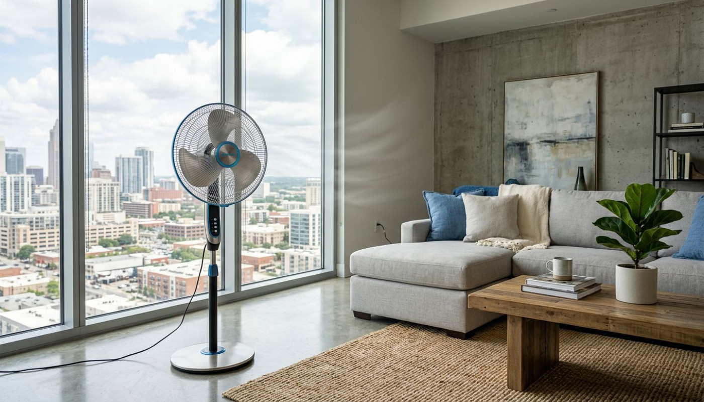 Briser la chaleur urbaine : comment les ventilateurs repensent l’espace intérieur